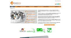 Desktop Screenshot of checkfarma.es