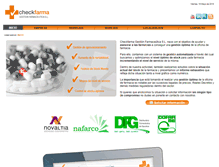 Tablet Screenshot of checkfarma.es